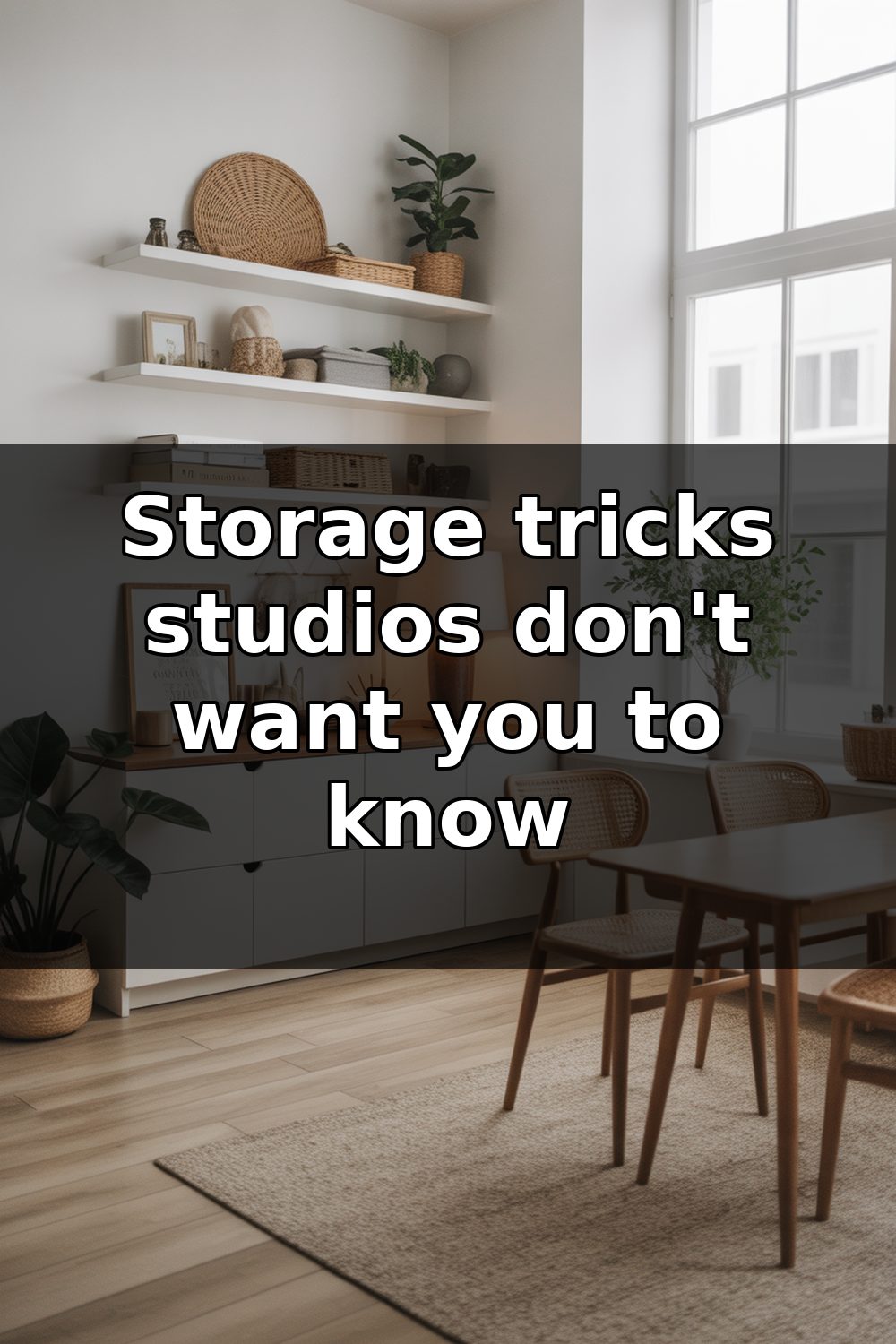 Hidden Storage Solutions for Studios: Maximize Every Square Inch