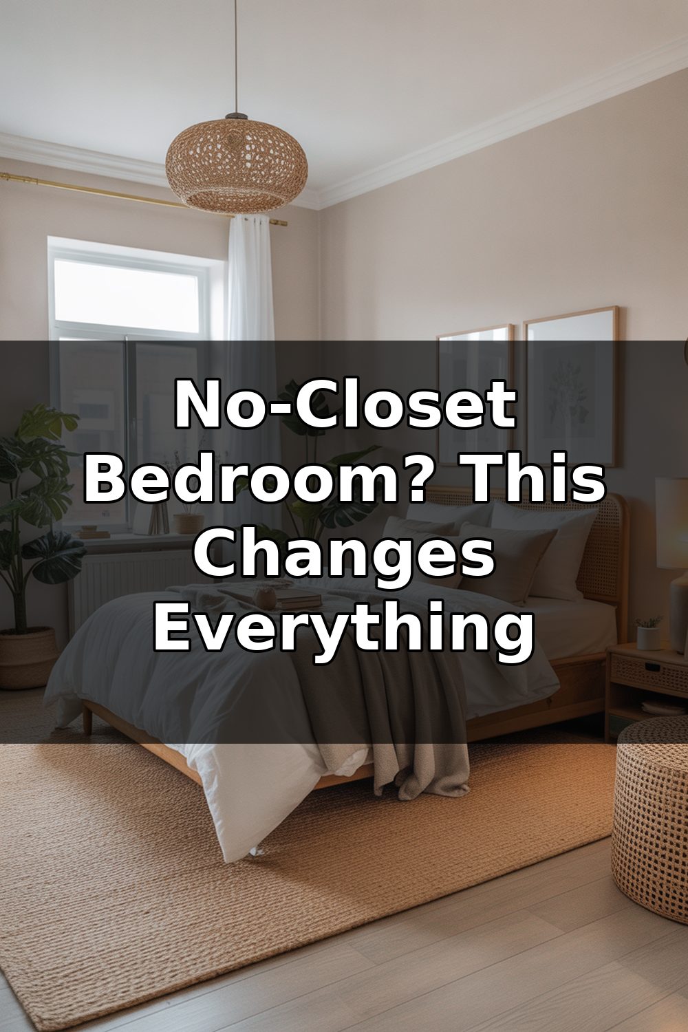 How to Organize a Bedroom with No Closet: Smart Solutions That Actually Work